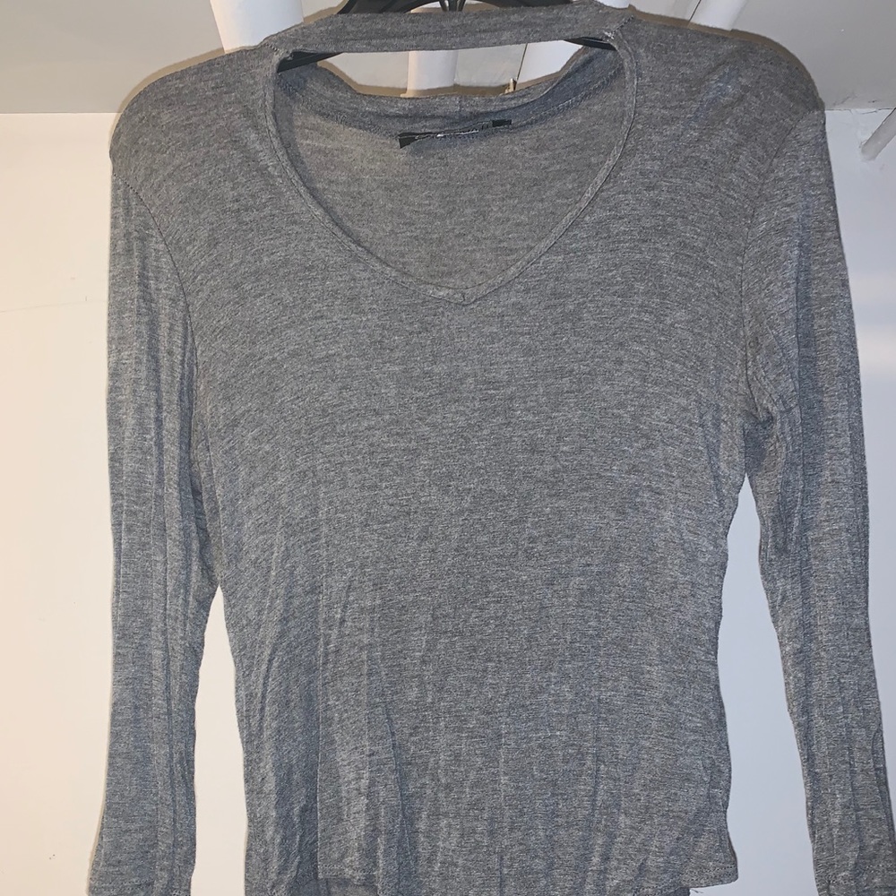 Gray bodysuit